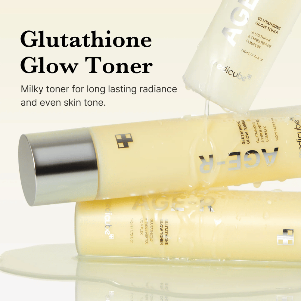 Tónico iluminador con glutatión AGE-R 140 ml