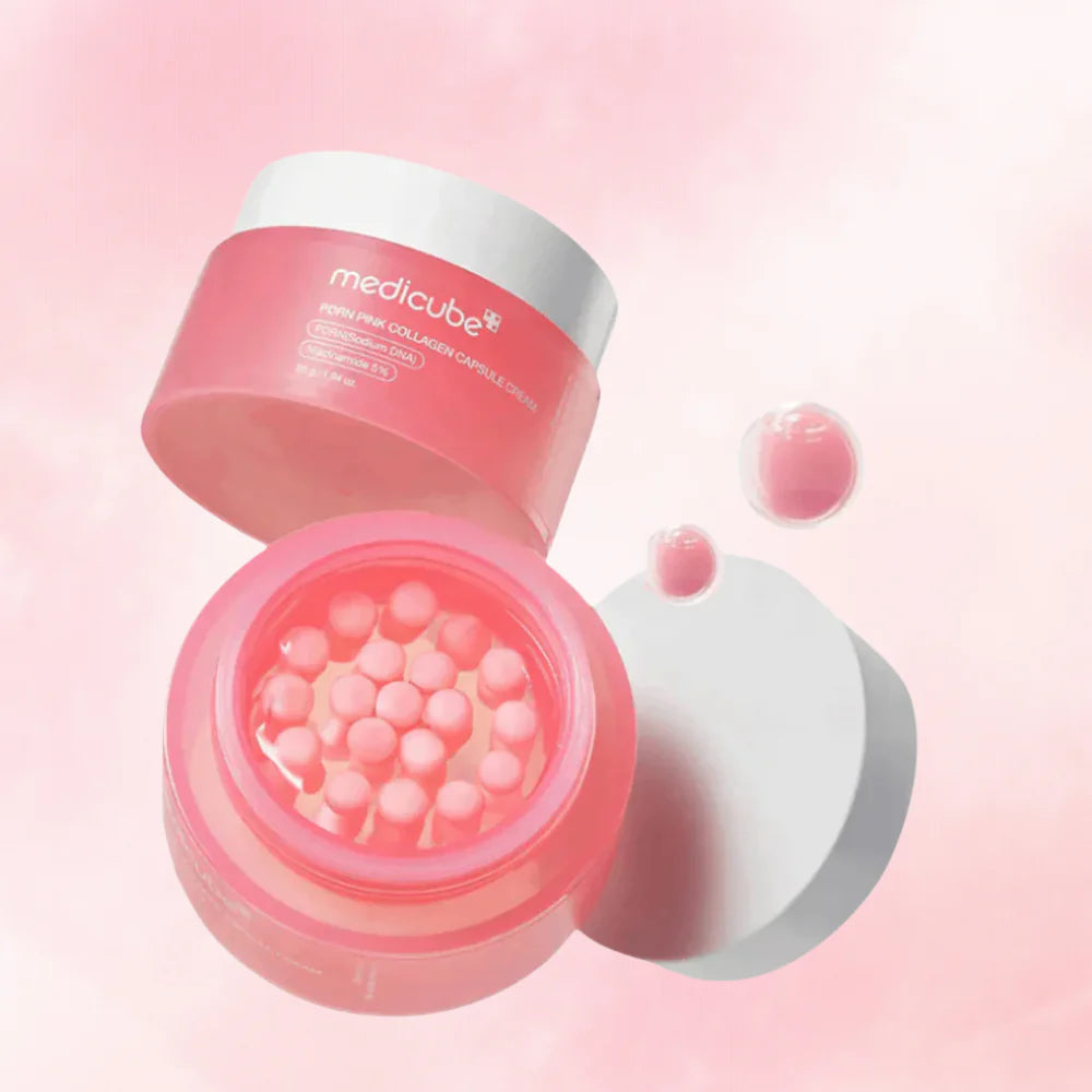 Crema en cápsulas Medicube: tratamiento iluminador y antienvejecimiento para la piel