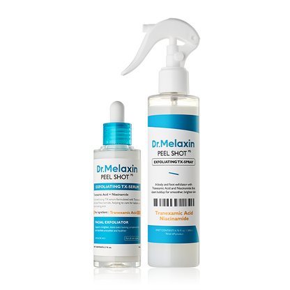 Dúo Exfoliante y Suavizante TX – Sérum 80ml + Espray 200ml
