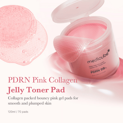 PDRN Pink Collagen Toning Gel Toner Pad (70 pads)