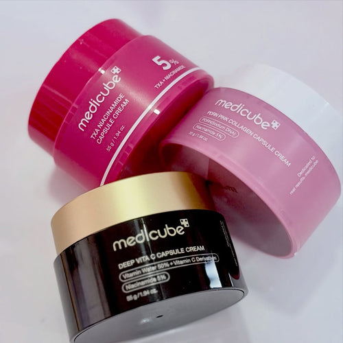 Crema en cápsulas Medicube: tratamiento iluminador y antienvejecimiento para la piel
