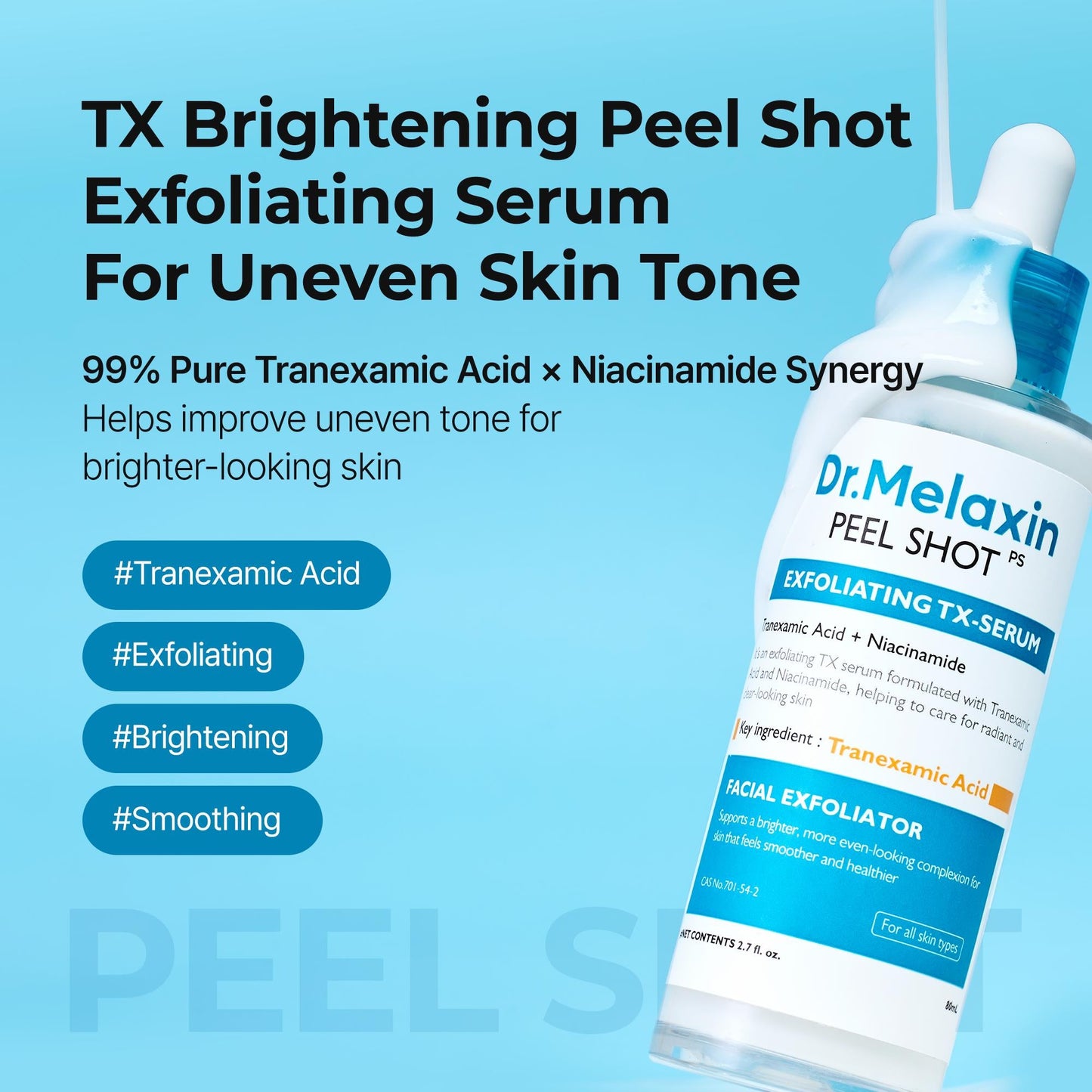 Set de 4 ampollas exfoliantes Peel Shot – Edición de Primavera
