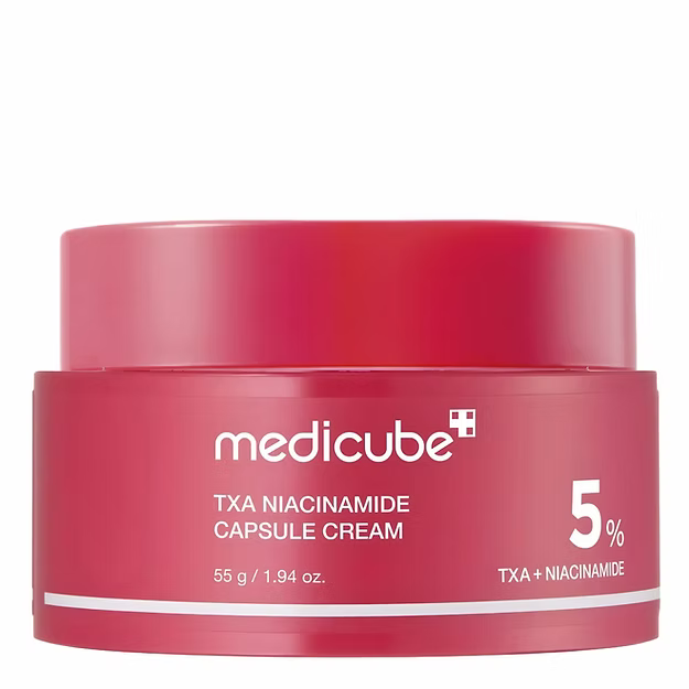 Crema en cápsulas Medicube: tratamiento iluminador y antienvejecimiento para la piel