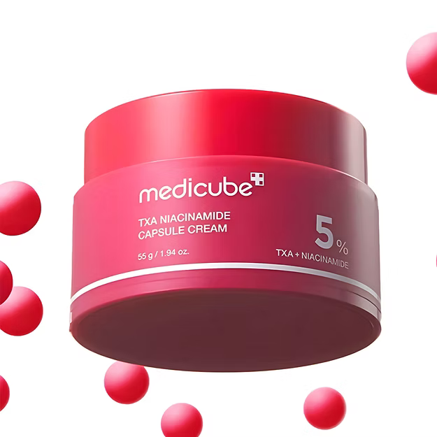 Crema en cápsulas Medicube: tratamiento iluminador y antienvejecimiento para la piel