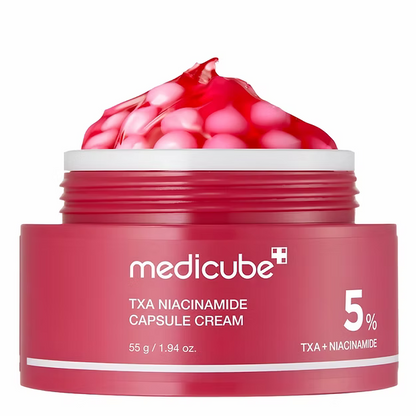Crema en cápsulas Medicube: tratamiento iluminador y antienvejecimiento para la piel