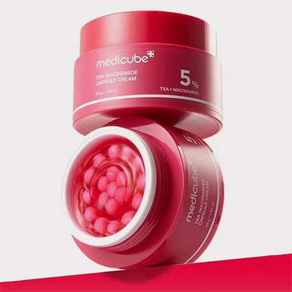Crema en cápsulas Medicube: tratamiento iluminador y antienvejecimiento para la piel