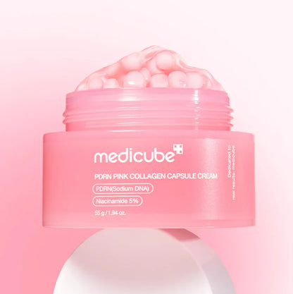 Crema en cápsulas Medicube: tratamiento iluminador y antienvejecimiento para la piel